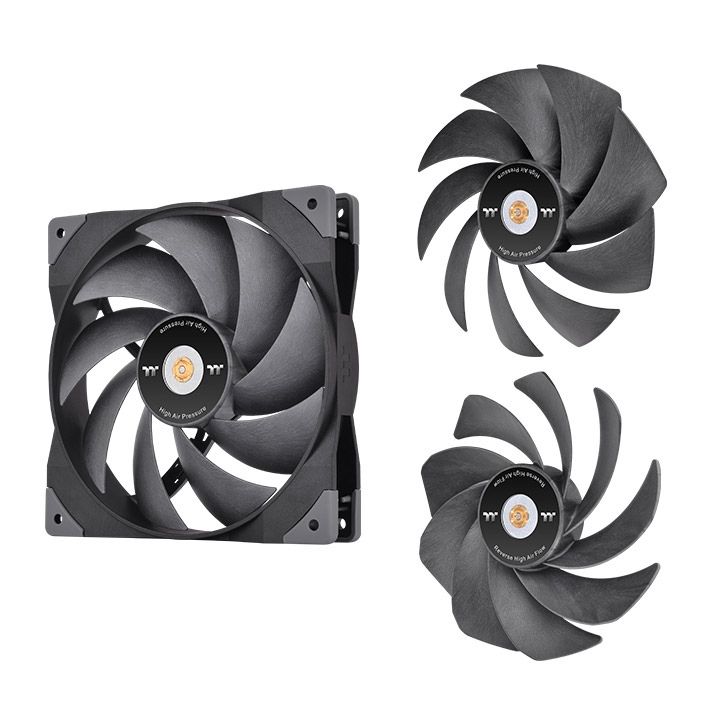 Thermaltake SWAFAN GT14 140mm Case Fan - Black - 1-Pack