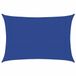 vidaXL Zonnezeil 160 g/m² rechthoekig 3x4 m HDPE blauw