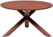 Hespéride Table de jardin ronde pour 6 personnes en verre trempé ORYON