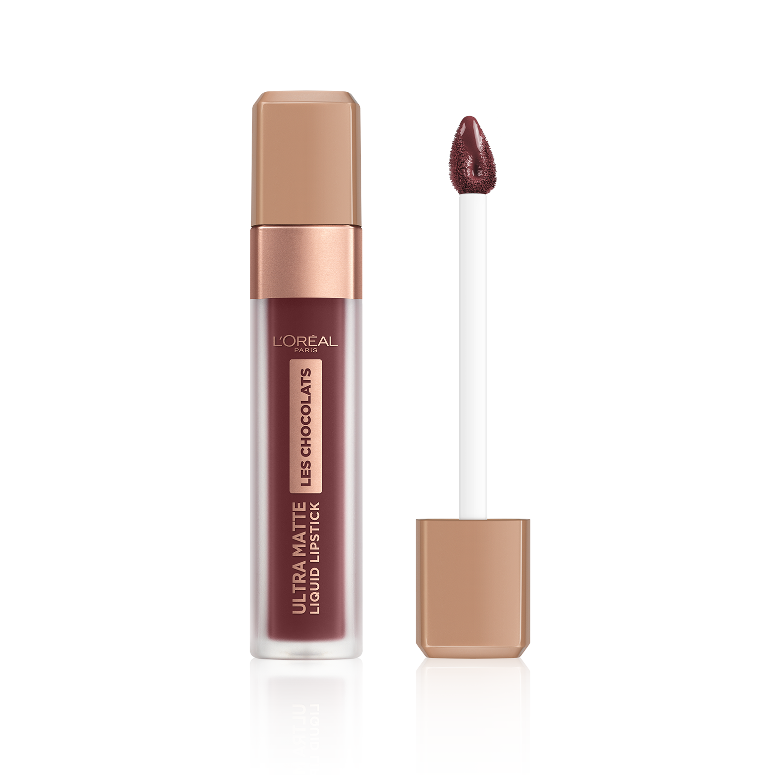 L'Oréal Make-Up Designer Les Chocolats Lipstick - 868 Cacao Crush - Rood - Ultra Matte Lipstick met Chocoladegeur
