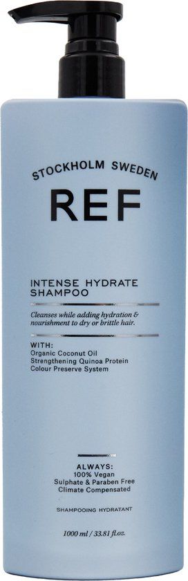 REF Stockholm Intense Hydrate Shampoo 1000ml - For All Hair Types - Sulfate Free