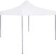 vidaXL Partytent inklapbaar 3x3 m staal wit