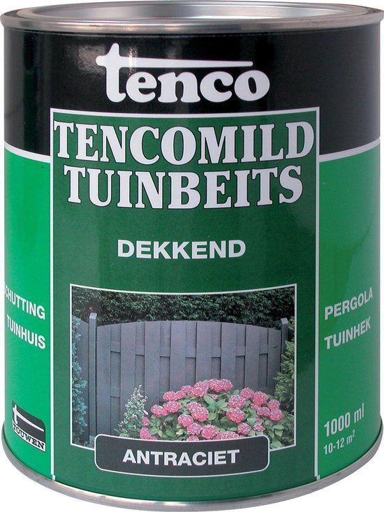 Tenco Tencomild Tuinbeits Dekkend - Antraciet 1 l