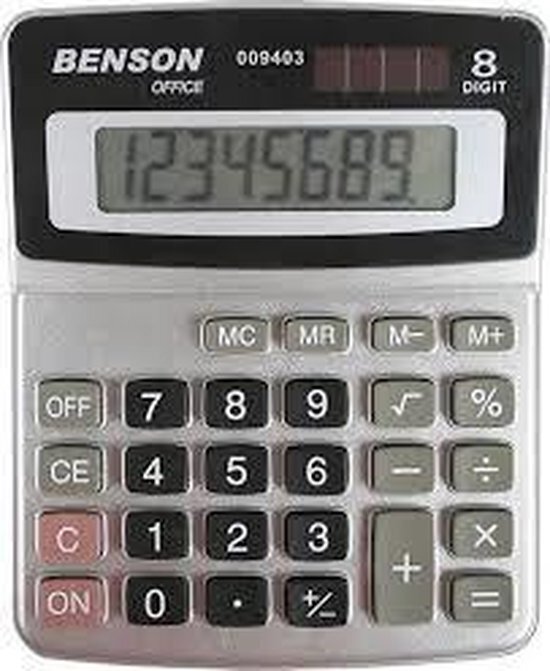 Benson Calculator (groot)