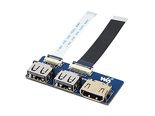 Waveshare USB HDMI-adapter voor CM4-IO-BASE, USB 2.0 naar HDMI converter