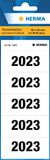 HERMA 1683 jaartallen 2023 voor mappen (60 x 26 mm, papier, mat, ondoor) zelfklevende, permanente klevende jaarstickers, 100 etiketten, wit