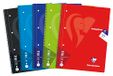 Clairefontaine 307225C - Mimesys spiraalboek A4, 21 x 29,7 cm, 80 vellen, 25 gelinieerde lijnen met rand, verschillende kleuren, 1 stuk