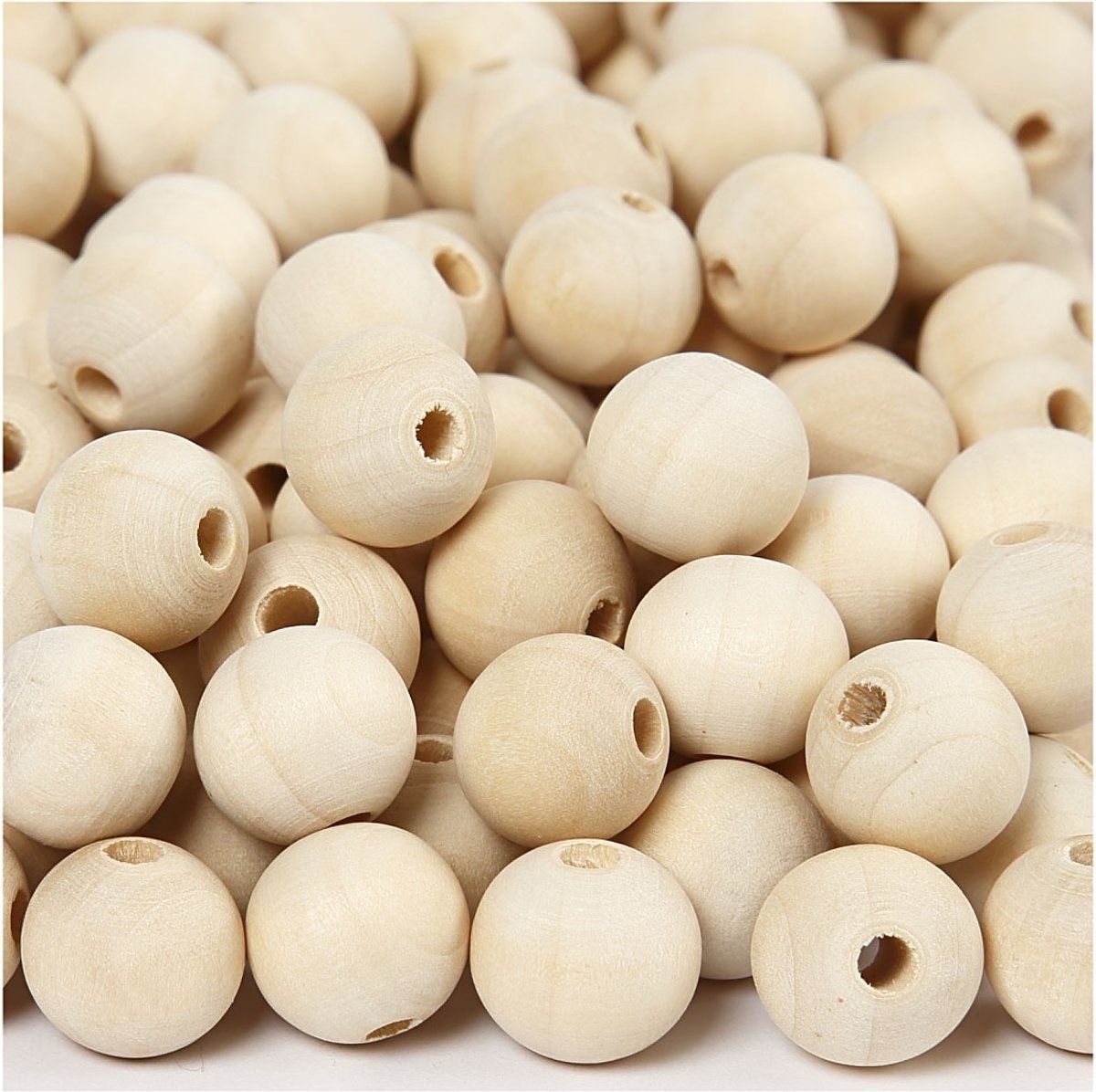 creotime Houten kralen - 15 mm - china berry - 500 stuks