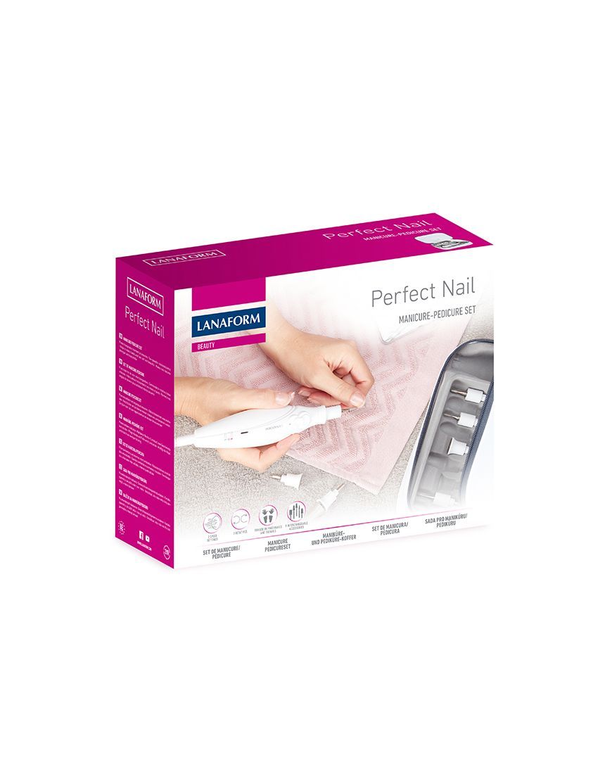 Lanaform LA130507 - Nagelverzorgingsset - Wit