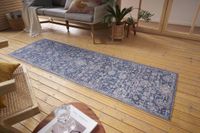 Nouristan Tapijtloper Alexandria Blauw 80 x 200 cm
