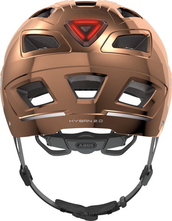 Abus Hyban 2.0 Fietshelm Chrome Rosé M (52-58cm) - Unisex