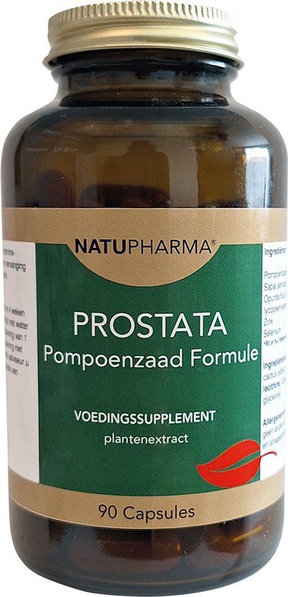 Natupharma Prostata Pompoenzaad Formule - 90 Capsules