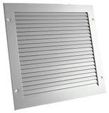 RS PRO 32 mm parallel aluminium rooster zilver, 344 x 344 x 17 mm