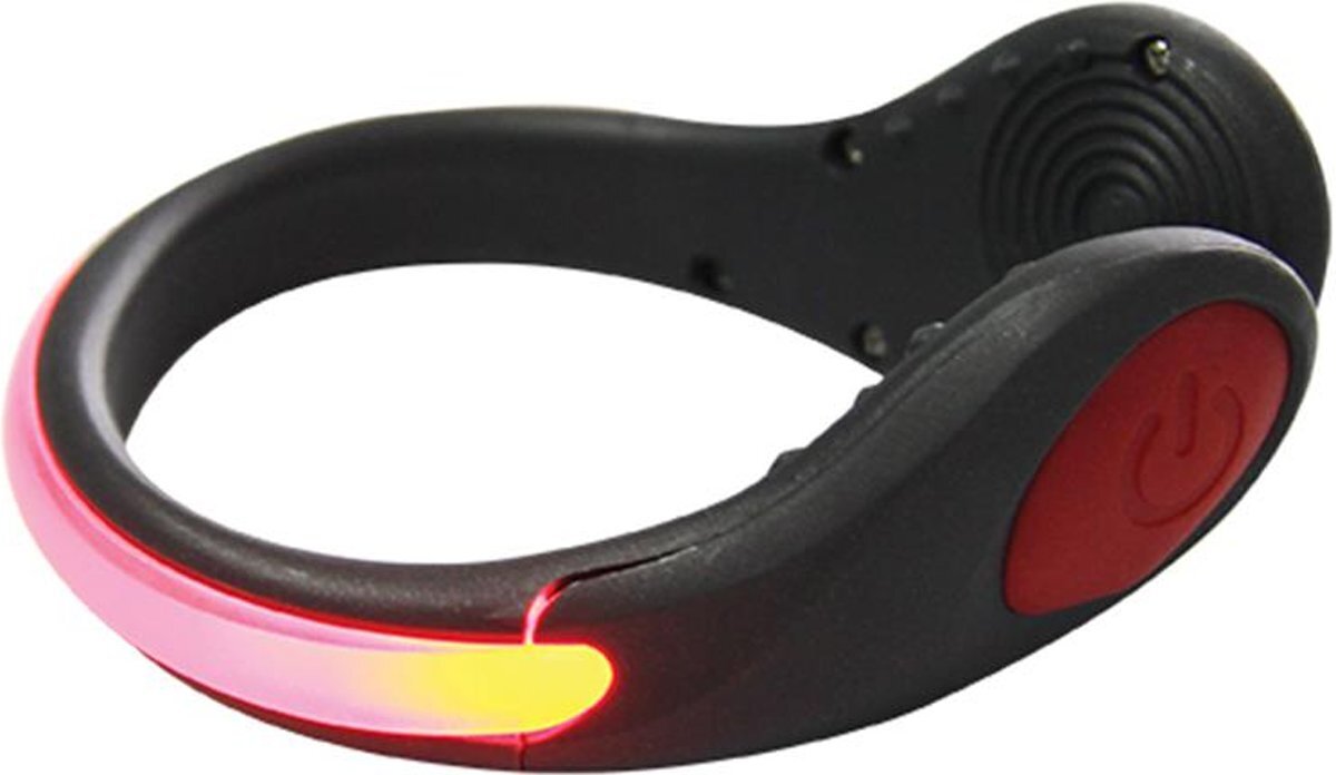Tunturi LED shoe clip - Rood
