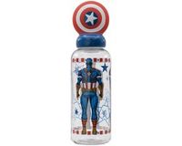 Stor 3D BEELDJE FLES 560 ML VOOR KINDEREN | AVENGERS CAPITAN AMERIKA
