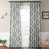 HPD Half Price Drapes BOCH-KC27D-108 Verduisterend gordijn voor de kamer (1 paneel), 50 x 108, Henna Clover