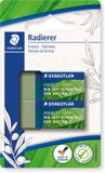 Staedtler Gum Eco | Olijfgroen | Blister van 2 stuks