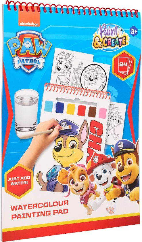 Paw Patrol Water Verfset Boek