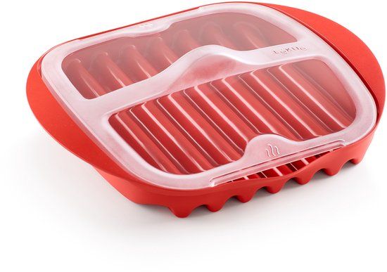 Lékué Magnetron Bacon Maker - Red