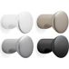 Mital Möbelknopf TAMARA aus Metall, Ø 18 mm, Schwarz matt