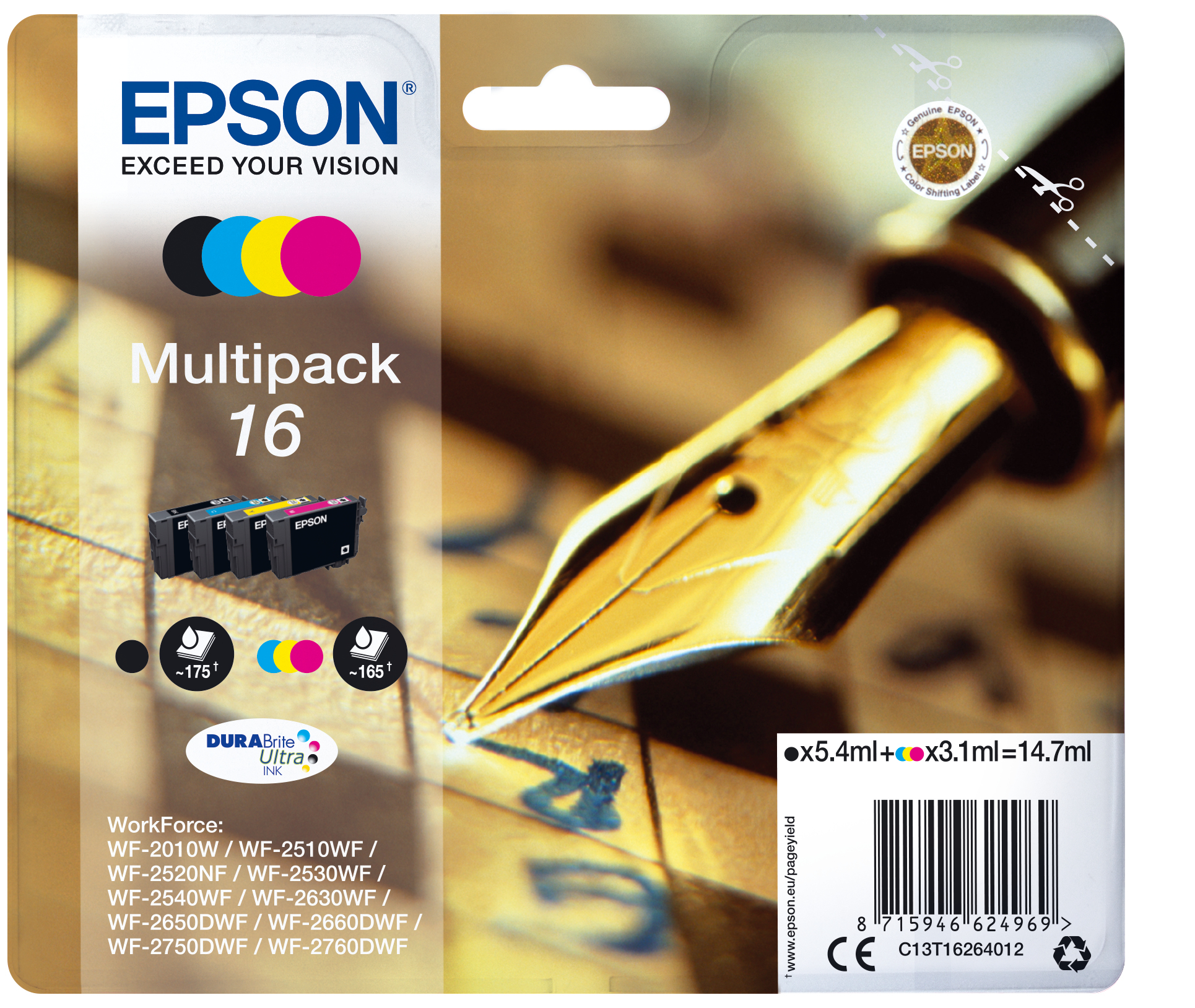 Epson Pen and crossword  16 Series &#39;Pen and Crossword&#39; multipack