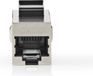 Nedis Couplage réseau - CAT6a / CAT7 - Blindé - RJ45 Femelle - RJ45 Femelle - Droit - Métal - Boîte