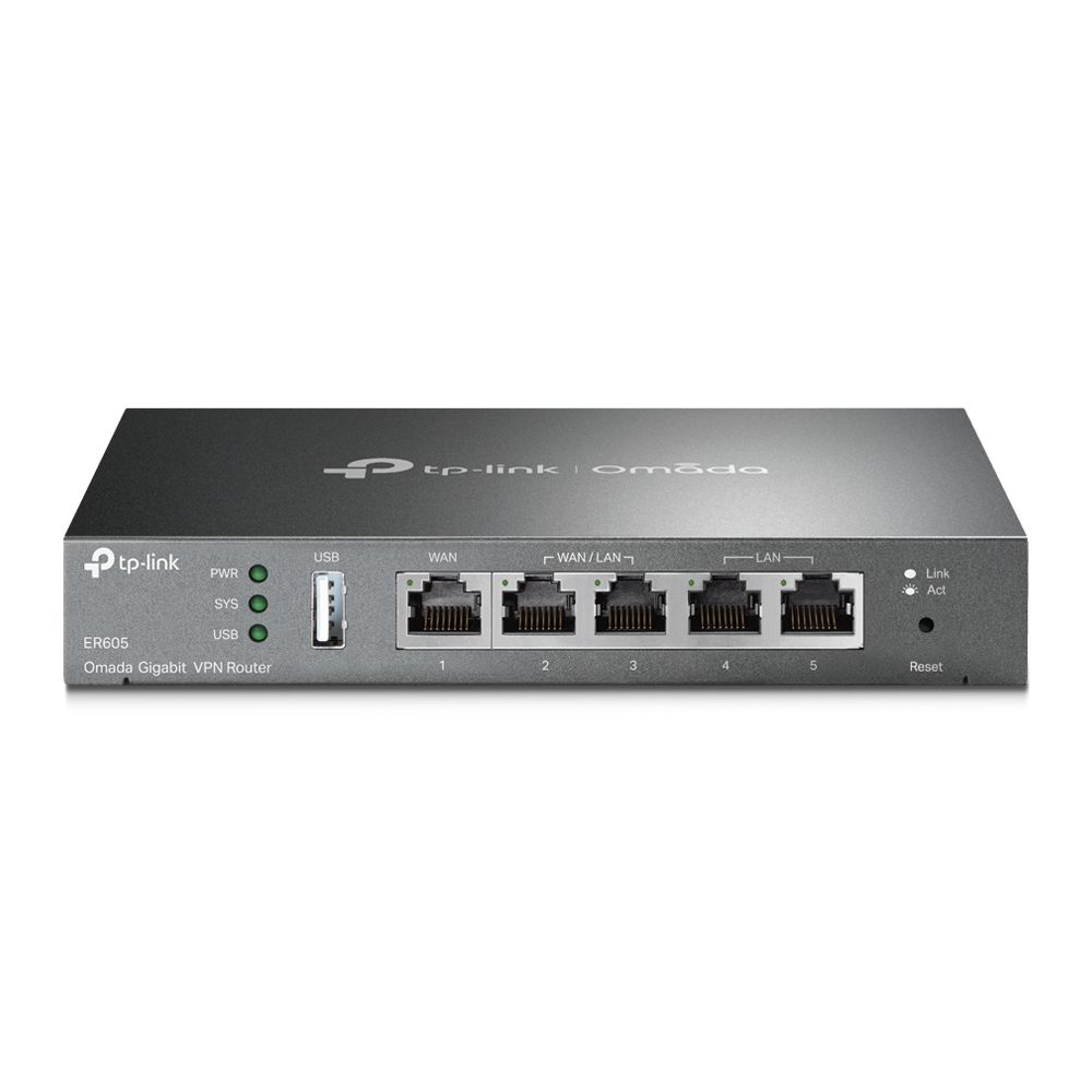 TP-Link Omada ER605 - Gigabit Ethernet Router - Zwart
