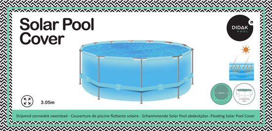 Didak Pool Solar Cover Rond - 3,05 m