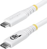 StarTech.com 2m USB4 Kabel, 20Gbps, 240W PD EPR, 4K 120Hz, Wit