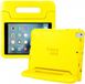 HappyCase Kinder Tablethoes Geschikt voor Apple iPad 9.7 2017/2018/Air/Air 2 | Kindvriendelijke Hoes | Beschemhoes | Kinderhoes | met Handvat en Standaard | Geel