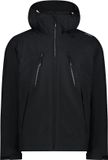 CMP Hooded Jacket Men Black Polyester S Lente/Zomer 2025 Waterdicht Winddicht