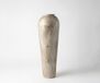 Vase Tavera B27 x T27 x H82 cm Métal Ivoire Terra Fait main