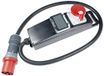 as - Schwabe Vollgummi-Steckdosenleiste mit Stromzähler 400V MID-konformer Stromzähler mit Rücklaufsperre zur Reduzierung der EEG Umlage - as 60874