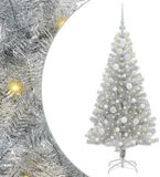 vidaXL Kerstboom Zilver 120 cm PET met Verlichting