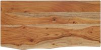 vidaXL Wandschap rechthoekig natuurlijke rand 40x20x3,8 cm acaciahout