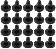 cyclingcolors 20x CAPUCHON verfraaier caps Zwart Ø16mm x 6.5 Kunststof meubelen Cappucon Cork Inserts Cap