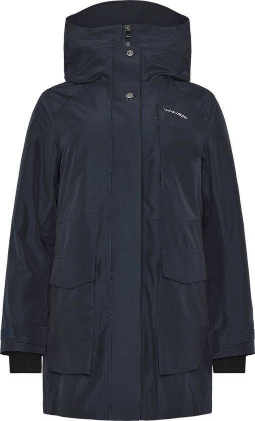 Didriksons HARRIET WNS PARKA Dames Outdoorjas - Dark Night Blue