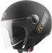FC-Moto Square-RS Jethelm - Zwart Mat/goud - Maat XL