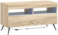 vidaXL LED tv-meubel Sonoma Eiken Bewerkt hout