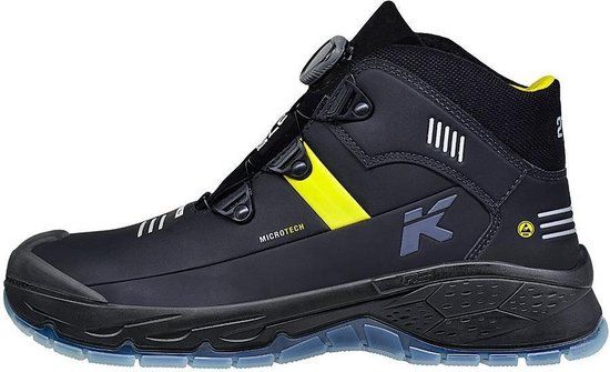 HKS Running Star RS 275 BOA S3 Werkschoenen - Zwart/Geel - Maat 45