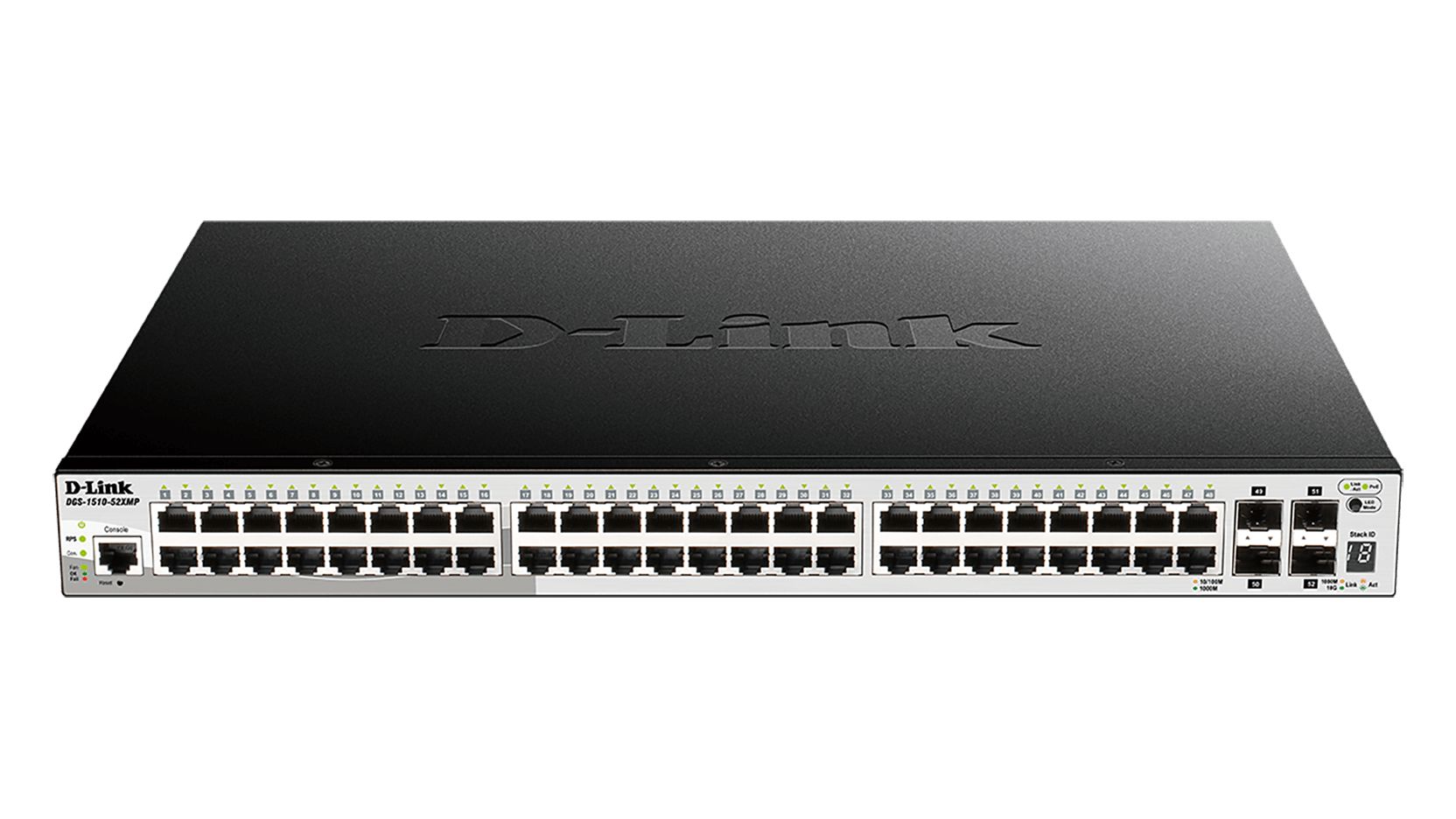 D-Link DGS-1510-20/E - Managed L2/L3 Gigabit Ethernet Switch - 16x RJ45, 2x SFP, 2x SFP+