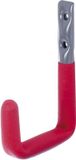 Alberts 869809 Wandhaak | naar keuze in verschillende maten | grijs, met rood rubber | diameter Ø12 mm | 120 x 83 mm | set van 5
