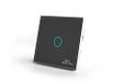 MCO Home Smart Touch Panel schakelaar, relaisschakelaar, 1 kanaal, zwart, UK-aansluitdoos, MH-S311