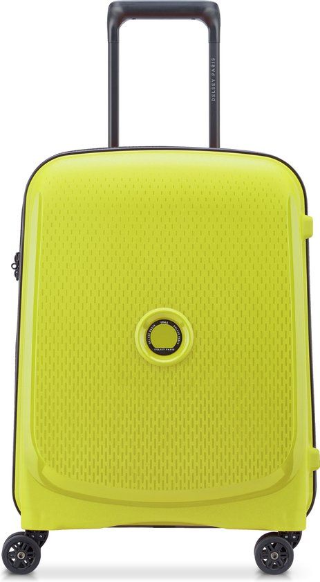 Productpine Delsey Belmont Plus 55 cm Handbagagekoffer - Geel - Hardcase - TSA cijferslot - 33 l
