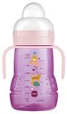 MAM Overgangsfles 220 ml 4 Maanden en Ouder (Kleur : Roos)