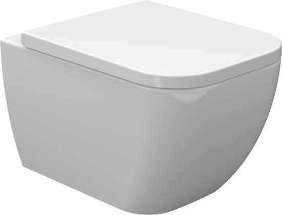 Wiesbaden Sky Compact Wandcloset - Diepspoel - Softclose - PK - Wit