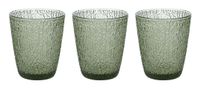 Tognana Porcellane Tognana Davor waterglas Groen 3 stuk(s) 280 ml