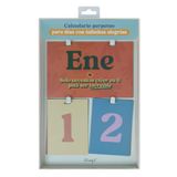 Mr.Wonderful Wandkalender, eeuwig, voor een geweldig jaar, 18,5 x 30 x 0,5