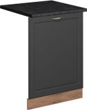 Vicco Fame-Line Vaatwasserfrontpaneel – 60 cm, WB Antraciet Anthrazit-Gold Landhaus
