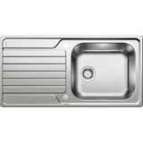BLANCO DINAS XL 6 S Spoelbak, 1000x500 mm, met afvoerbediening, geborsteld rvs